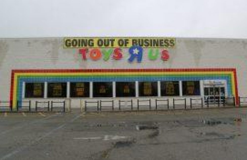 out of business -Toys rus